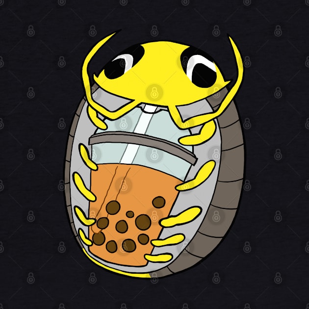 Rubber Ducky Isopod loves Boba Tea by SNK Kreatures